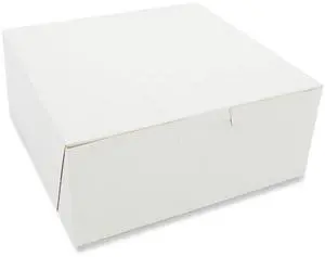 Southern Champion Tray Bakery Boxes Standard 7 x 7 x 3 Paper 250/Carton 1517