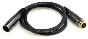 Monoprice 3ft Premier XLR Audio Cable 4750 Monoprice 3ft Premier XLR Audio Cable 4750