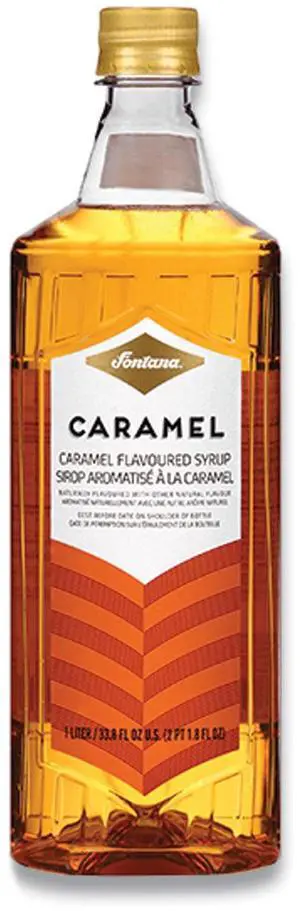 Flavored Coffee Syrup Caramel 1 L Bottle NES41271