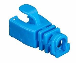 Black Box FMT717-SO-50PAK Snap On Snagless Cable Boot Blue 50 Pack