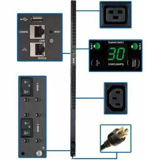 Tripp Lite PDUMNV30HVLX 5/5.8kW Single-Phase Monitored PDU