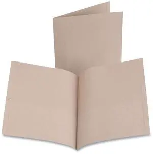 Oxford Earthwise Recycled Twin-Pocket Portfolio 11 x 8.5 Natural 10/Pack 00574