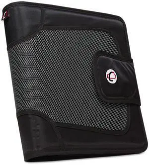 Case It Premium Velcro Closure Binder 3 Rings 2" 11 x 8.5 Black S816BLACK