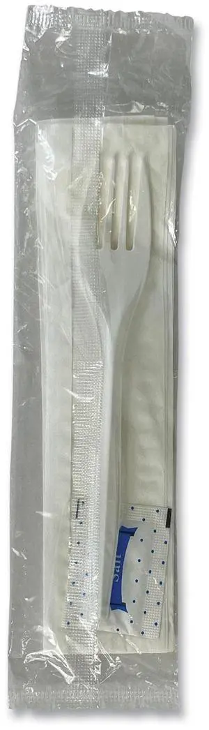 Boardwalk Three-Piece Utensil Set White 500/Carton BWK3KITMW