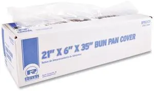 Bun Pan Bag for Full-Size Pans 21" x 6" x 35" Clear 200/Carton BPB2135