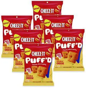 Cheez-It Puff'd Double Cheese Crackers 6 Pack KEE00022
