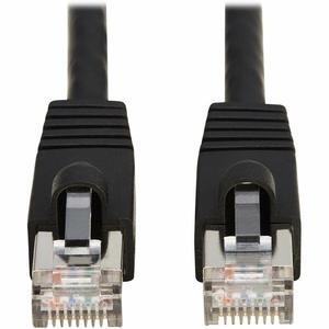 Eaton Tripp Lite Series Cat8 40G Snagless SSTP Ethernet Cable RJ45 M/M PoE Black 5 ft. 1.5 m