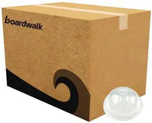 Boardwalk PET Cold Cup Dome Lids Clear 1000/Carton BWKPET910DOME