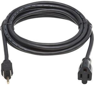 Tripp Lite 10ft Power Extension Cord NEMA 5-15P to NEMA 5-15R Black P02201013A