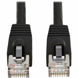 Eaton Tripp Lite Series Cat8 40G Snagless SSTP Ethernet Cable RJ45 M/M PoE Black 7 ft. 2.1 m