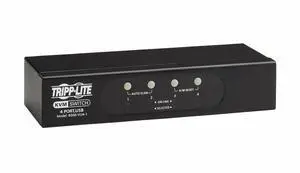 Tripp Lite by Eaton 4-Port VGA KVM Switch for USB or PS/2 Keyboard/Mouse