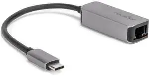 rocstor usb-c to gigabit network adapter compatible with mac & pc - usb 3.1 type c - 640 mb/s data transfer rate - 1 port(s) - 1 - twisted pair - 10/100/1000base-t - desktop