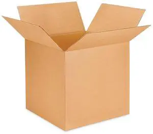 Universal Fixed-Depth Brown Corrugated Shipping Boxes Large Kraft 25/Pack 166352