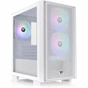 Thermaltake Versa H16 TG ARGB Snow Micro Tower Chassis CA-1Y8-00S6WN-01