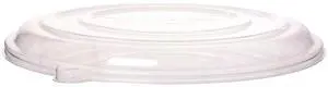 100% Recycled Content Pizza Tray Lids 16 x 16 x 0.2 Clear Plastic 50/Carton EPSCPTR16LIDR
