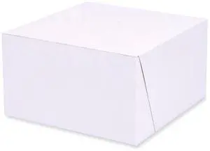Southern Champion Tray Bakery Boxes Standard 7 x 7 x 4 Paper 250/Carton 1521