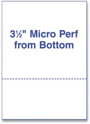 Alliance Perforated and Punched Laser Cut Sheets 8.5 x 11 White 500/Ream 30034
