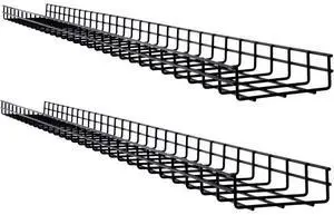 Tripp Lite Wire Mesh Cable Tray 6x2x60" 2-Pack SRWB6210X2STR