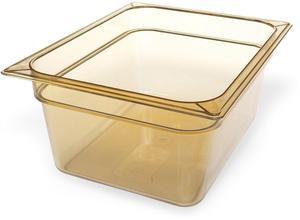 StorPlus High Heat Food Pan 8.7 qt 10.38 x 12.75 x 6 Amber Plastic 10422B13