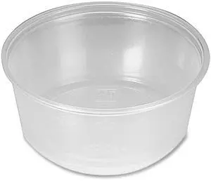Fabri-Kal 3.25oz Polypropylene Portion Cups Clear 2500Ct PPC325