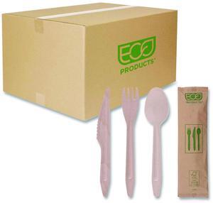 Wood Cutlery General Purpose Fork/Knife/Napkin/Spoon Natural 500/Carton EPS215