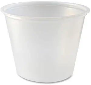 Fabri-Kal 5.5oz Translucent Polystyrene Portion Cup 2500Ct 9500518