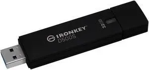 IronKey D500S 32GB USB 3.2 Gen 1 Type A Flash Drive IKD500S32GB
