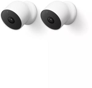Google Nest 2 Megapixel Indoor/Outdoor HD Network Camera Snow 2 Pack