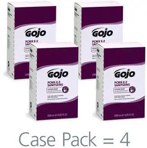 E2 Sanitizing Lotion Soap with PCMX Refill For Pro TDX Dispenser Fragrance-Free 2000 mL 4/Carton 728104