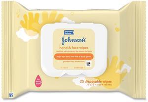 Hand and Body Wipes Travel Pack 1-Ply Nonwoven Fiber 7.3 x 7.5 Unscented White 25 Wipes/Pack 111773900