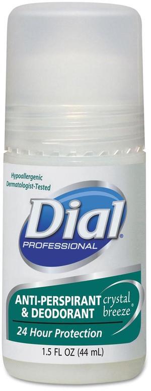 Dial Anti-Perspirant Deodorant Crystal Breeze 1.5oz Roll-On 48Ct DIA07686