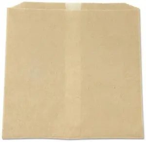 Waxed Napkin Liners for Most Swing-Top Type Receptacles  8.5" x 7" x 8" Brown 500/Carton 6802W