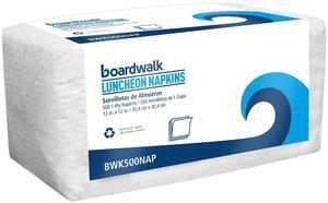 1/4-Fold Lunch Napkins 1-Ply 12" x 12" White 500/Pack 4514