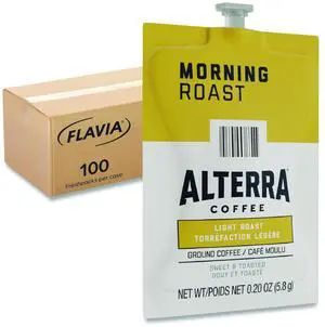 Flavia 48008 Alterra Morning Roast Coffee Freshpack - 100/Carton