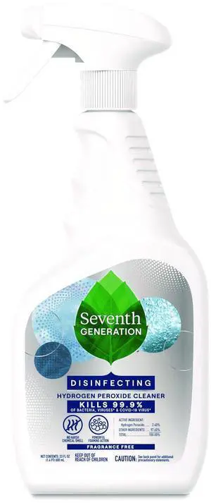 Disinfecting Hydrogen Peroxide Cleaner Fragrance-Free 23 oz Spray Bottle 12/Carton 69716054