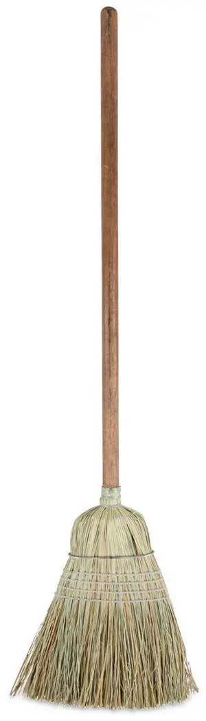 Boardwalk Corn/Fiber Brooms 60" Gray/Natural 6/Carton BWKBR10002