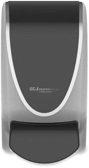 Transparent Manual Dispenser 1 L 4.92 x 4.5 x 9.25 Black/Chrome 15/Carton TPB1LDS