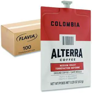 Alterra Columbia Coffee Freshpack 100/Carton 48006