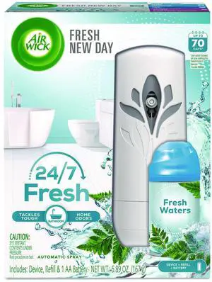 Freshmatic Life Scents Starter Kit 5.89 oz Fresh Waters Refill/AA Battery 6233888413