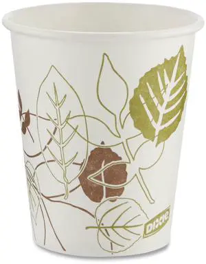 Dixie 2340PATH Pathways Paper Hot Cups, 10 oz (Case of 1000)