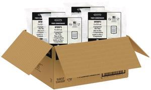 Dart 9in. Round PFAS-Free Fiber 3-Compartment Plate 500/Carton 9FBRP3