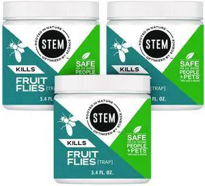 STEM Fruit Flies Trap 5.4 oz Jar 8/Carton 329965