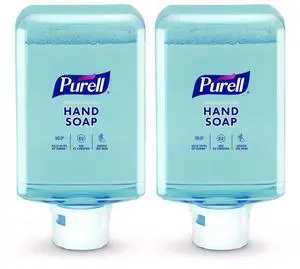 Antimicrobial Foaming Hand Soap Refill For ES10 Dispensers Fragrance-Free 1200 mL 2/Carton 838302