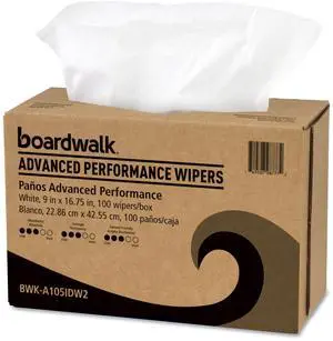 Boardwalk Advanced Performance Wipers 9 x 16.75 White 1000/Carton BWKA105IDW2