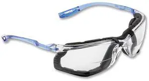 CCS Protective Eyewear with Foam Gasket +1.5 Diopter Strength Blue Plastic Frame Clear Polycarbonate Lens VC215AF
