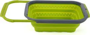 Progressive PS-3509 Collapsible Silicone Over-the-Sink 6 Qt Colander