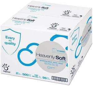 Heavenly Soft Toilet Tissue Septic Safe 2-Ply White 3.5" x 146 ft 500 Sheets/Roll 96 Rolls/Carton 410000