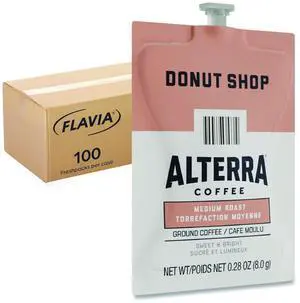 Alterra Donut Shop Coffee Freshpack 100/Carton 48019