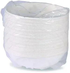Eco-Products EP-BL32CNFA Vanguard Renewable and Compostable Sugarcane Bowls - Bowl - 32 oz - White - 400/Carton