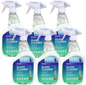 Glass Cleaner Vinegar Scent 32 oz Spray Bottle 6/Carton PL93006CT